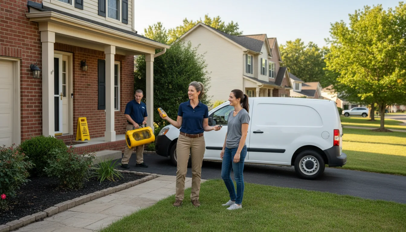 Water restoration image for Dehumidification And Cleanup Services in Arden, NY